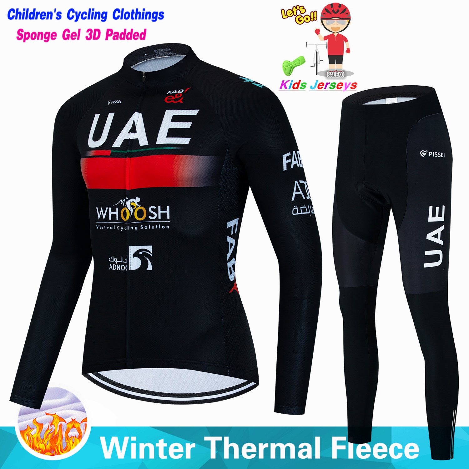 Winter Clothing Kids Sale - Uae 어린이 겨울 양털 사이클링 저지