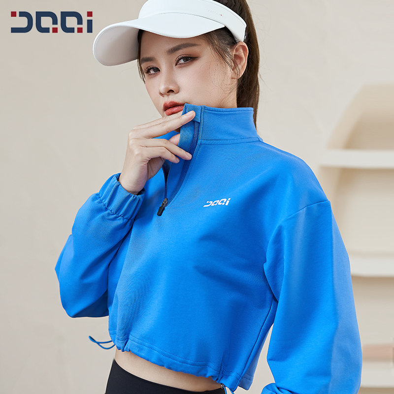 Winter Yoga Clothing - 여성용 가을 겨울 풀오버 스포츠 탑스,