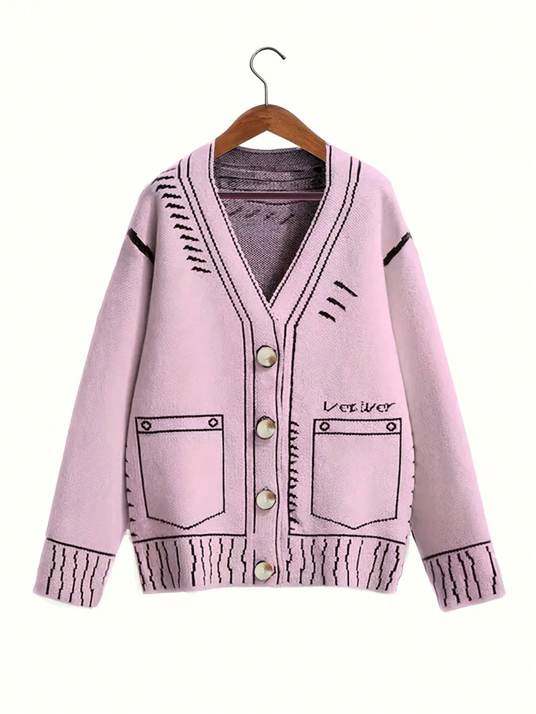 Winter Clothing Items - 플러스 사이즈 여성용 버튼업 가디건 가을
