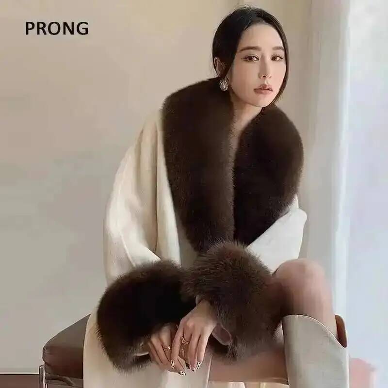 Winter Clothing Items - 100% 진짜 여우 모피 칼라 겨울