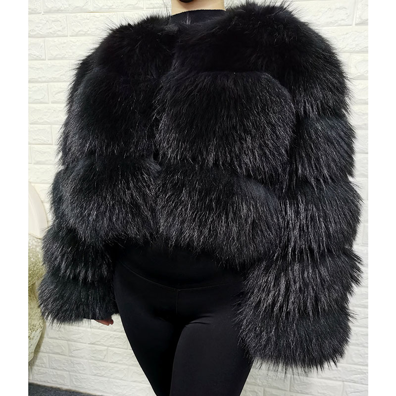 플러스 사이즈 탑스 브라운 퍼 마오마오콩 비만 여성용  - Winter Clothing Items 리뷰 및 가격