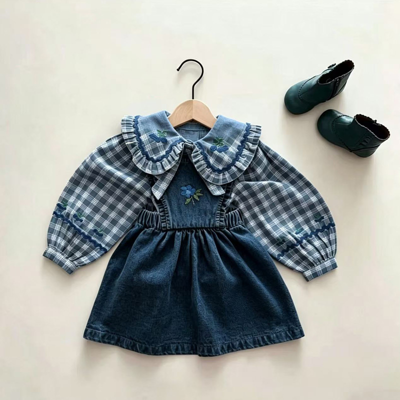 2026년 가을 EM 베이비 여아 드레스 키즈 패션 세 - Winter Clothing Kids Sale 리뷰 및 가격