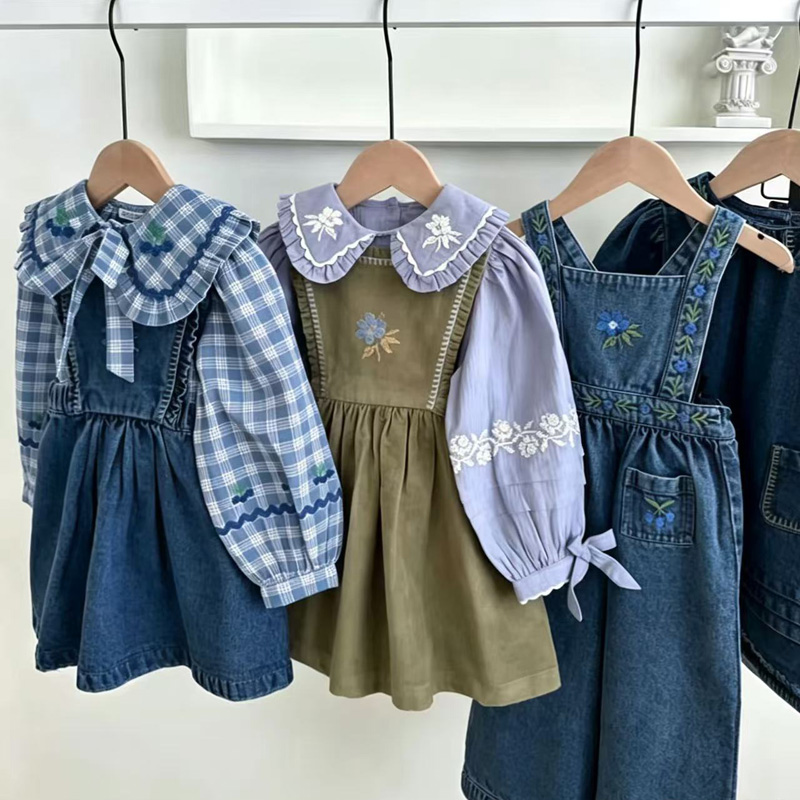 2026년 가을 EM 베이비 여아 드레스 키즈 패션 세 - Winter Clothing Kids Sale 리뷰 및 가격