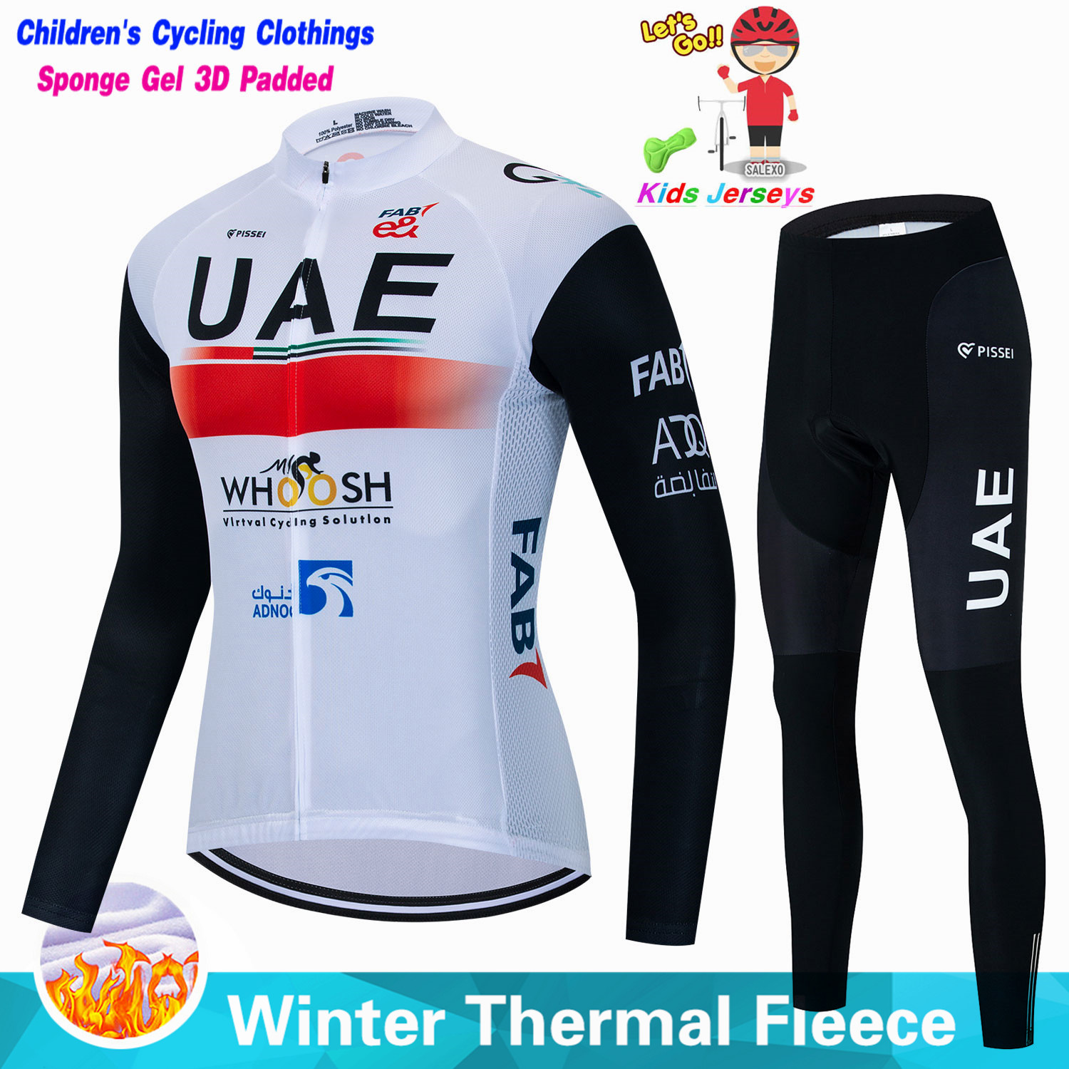 Uae 어린이 겨울 양털 사이클링 저지 세트 어린이 M - Winter Clothing Kids Sale 리뷰 및 가격