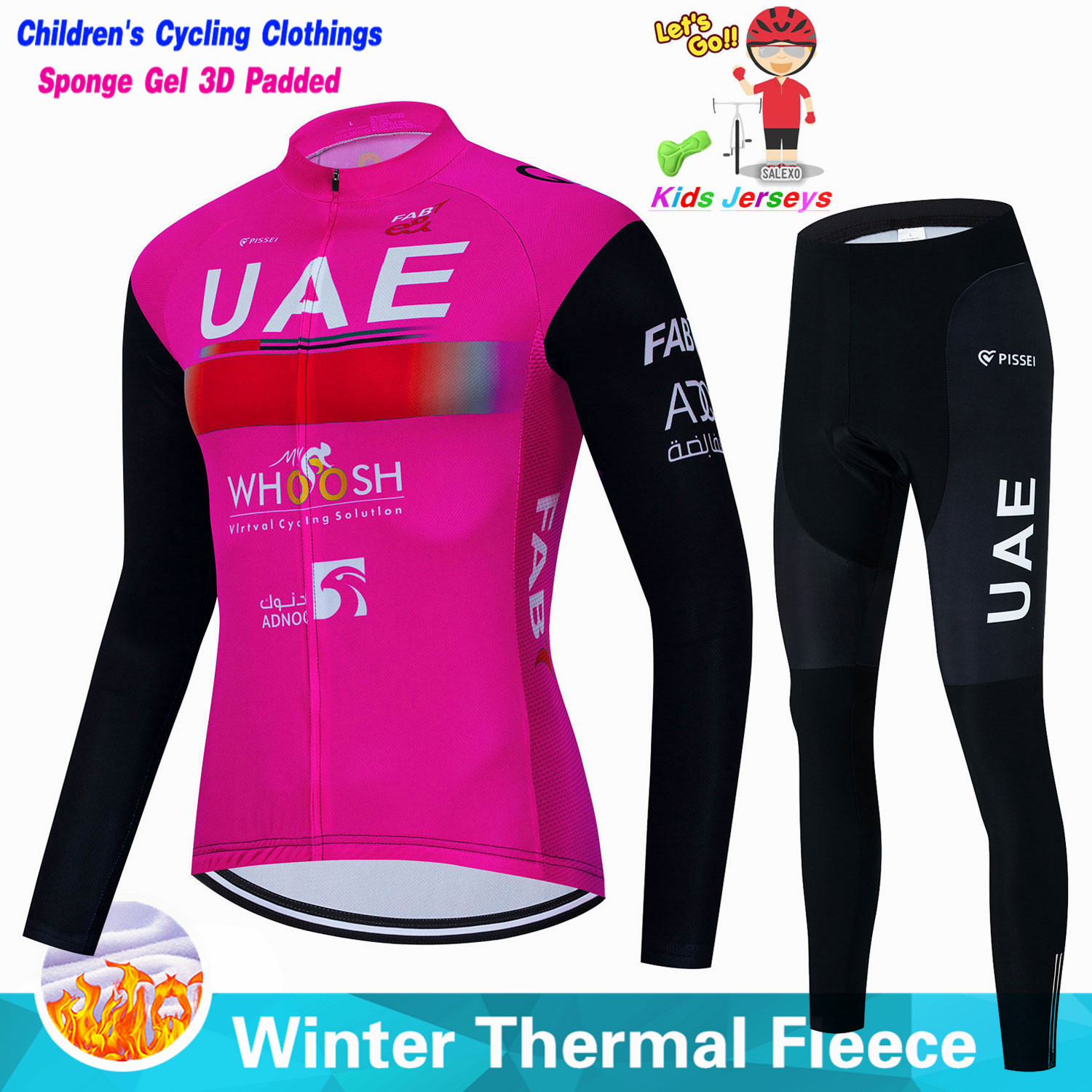 Uae 어린이 겨울 양털 사이클링 저지 세트 어린이 M - Winter Clothing Kids Sale 리뷰 및 가격