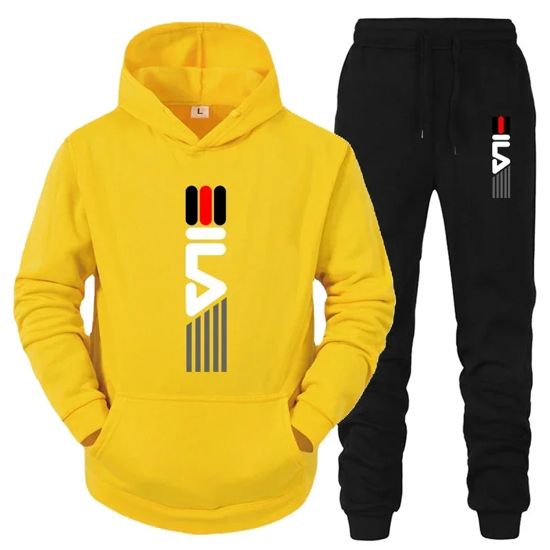 남성용 트랙수트 후드 스웨트셔츠+스웨트팬츠 2종 세트  - Fleece Hoodie Lined 리뷰 및 가격