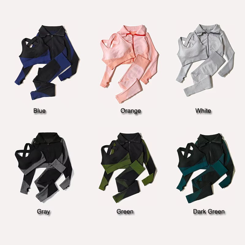 2/3Pcs 여성 요가 정장 원활한 니트 요가 바지 레 - Winter Yoga Clothing 리뷰 및 가격