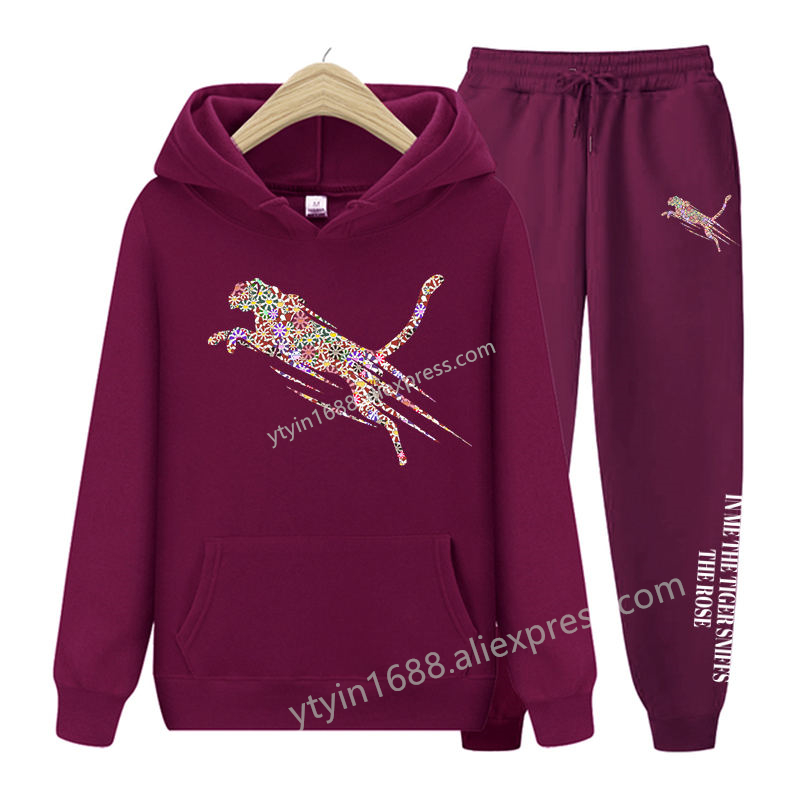 Womens TrackSuit 미적 스웨터 스웨트 팬츠 - Fleece Hoodie Lined 리뷰 및 가격