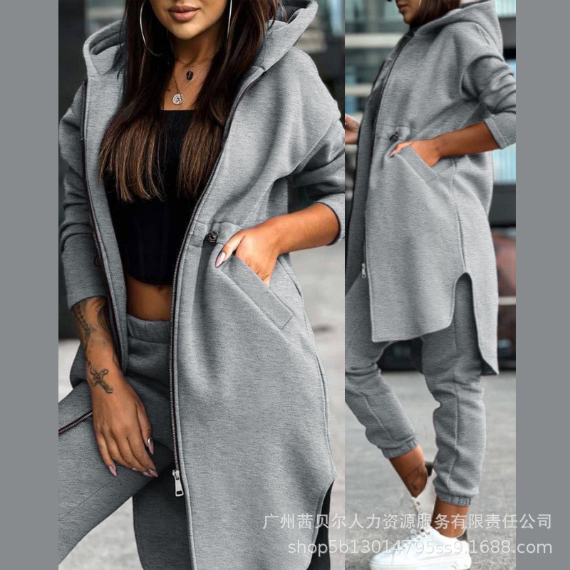여성 후드 지퍼 불규칙한 대형 코트 중반 허리 펜슬 바 - Winter Clothing Sale 리뷰 및 가격