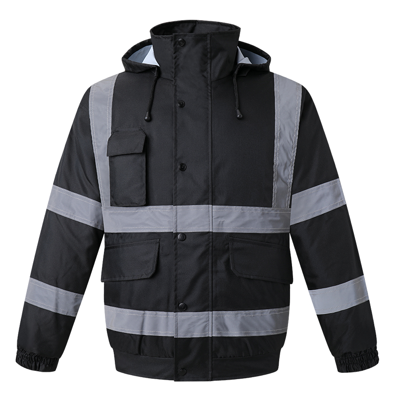 Hi Vis 겨울 재킷 남성용 야외 작업 방수 반사 패 - Winter Clothing Articles 리뷰 및 가격