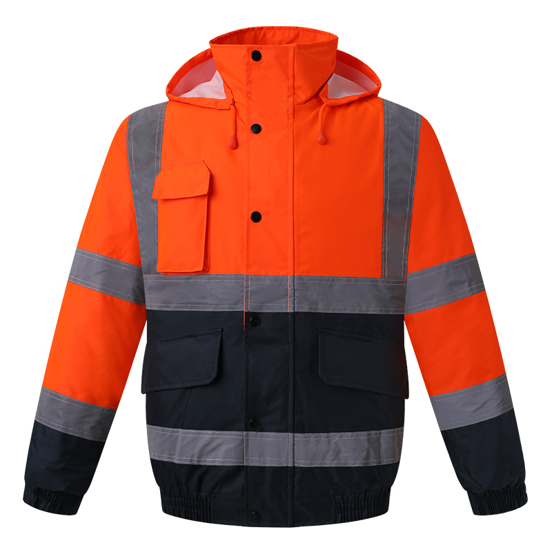 Hi Vis 겨울 재킷 남성용 야외 작업 방수 반사 패 - Winter Clothing Articles 리뷰 및 가격