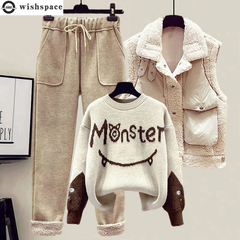 2024 겨울 새로운 캐시미어 조끼 코트 자수 니트 스 - Winter Clothing Sale 리뷰 및 가격