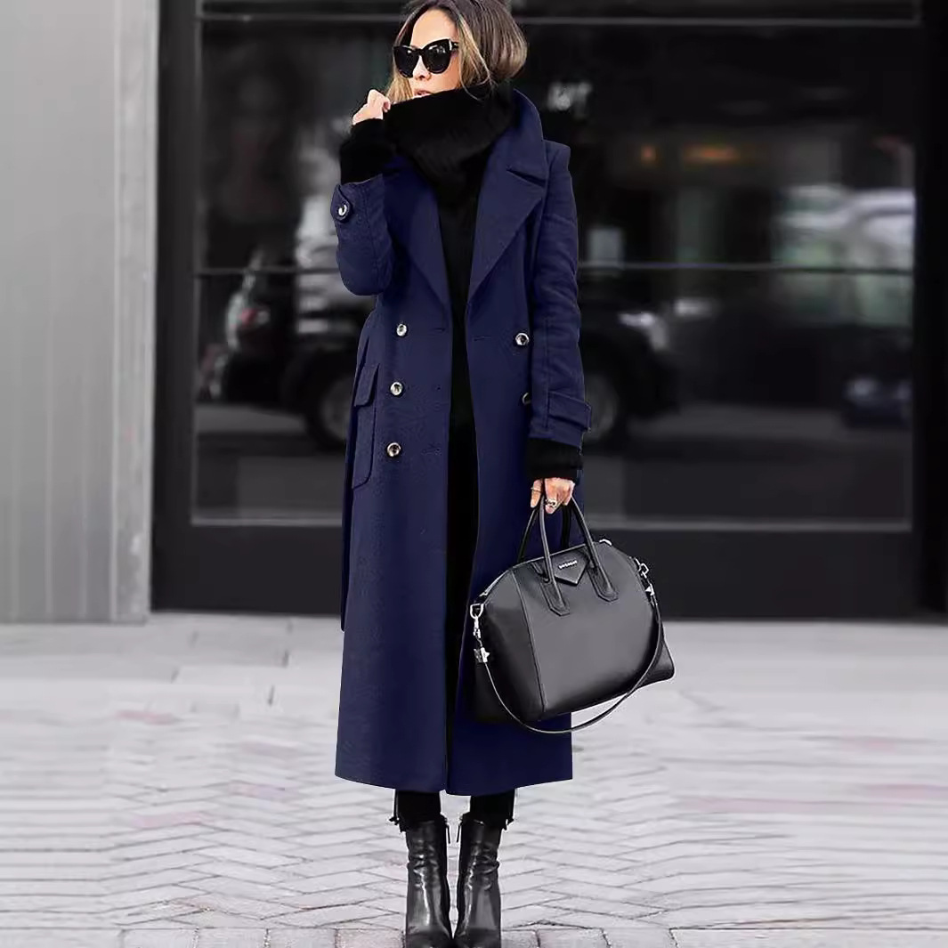 2024 가을 겨울 캐주얼 패션 울 코트 재킷 여성 의 - Winter Clothing Europe 리뷰 및 가격