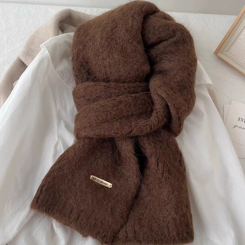 여성 겨울 분위기 단색 심플 부드럽고 따뜻한 레이지 스 - Winter Clothing Korea 리뷰 및 가격