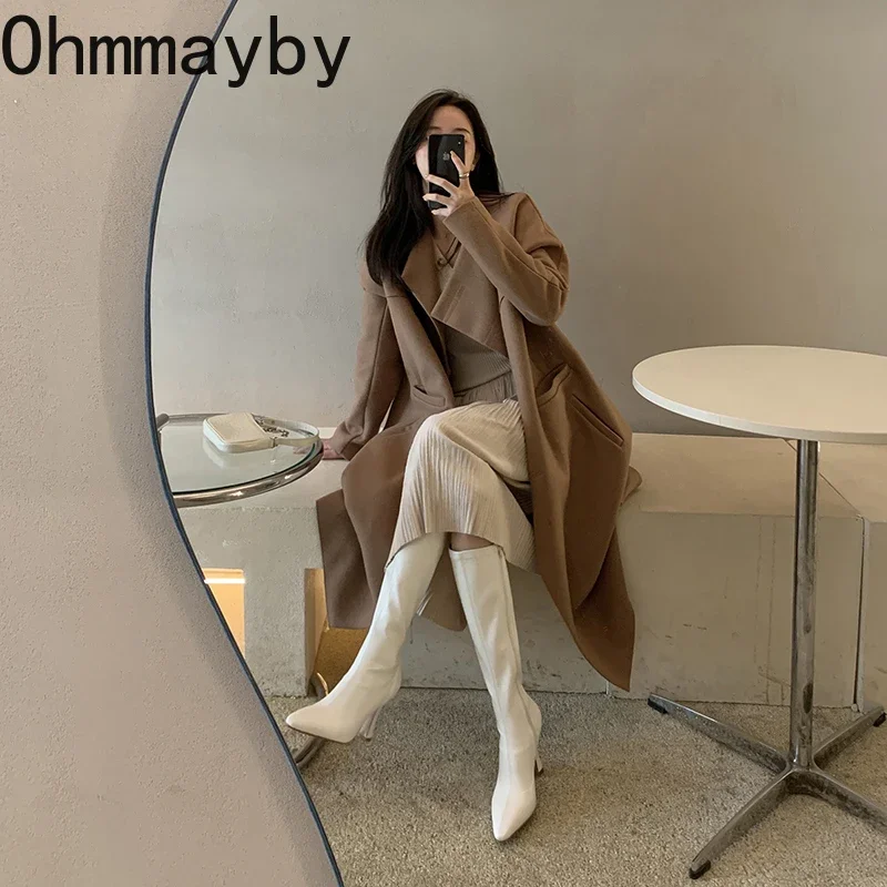 여성용 긴 부츠, 얇은 하이힐, 무릎 높이 부츠, 여성 - Winter Clothing Korea 리뷰 및 가격
