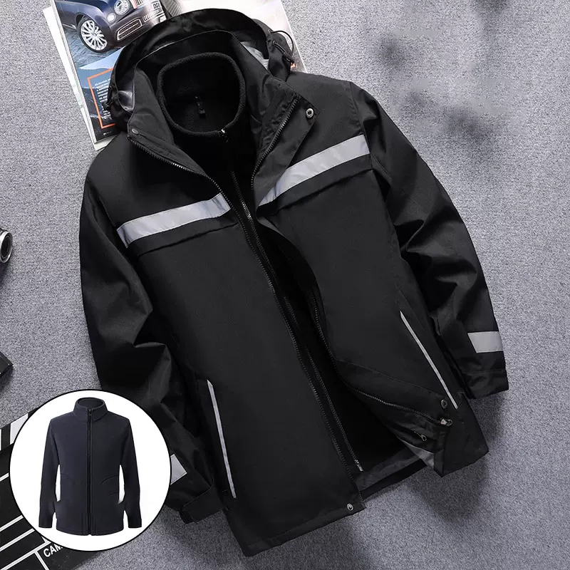 플러스 사이즈 7XL 안전 재킷 탈부착 가능한 플리스  - Winter Clothing Articles 리뷰 및 가격