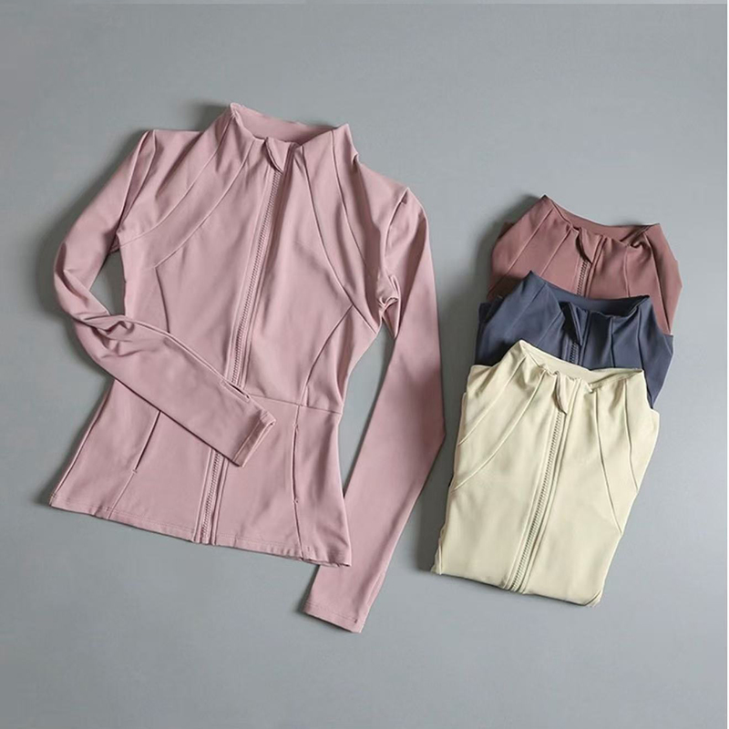 여성용 긴팔 스포츠 플리스 재킷, 슬리밍 따뜻한 코트, - Winter Yoga Clothing 리뷰 및 가격