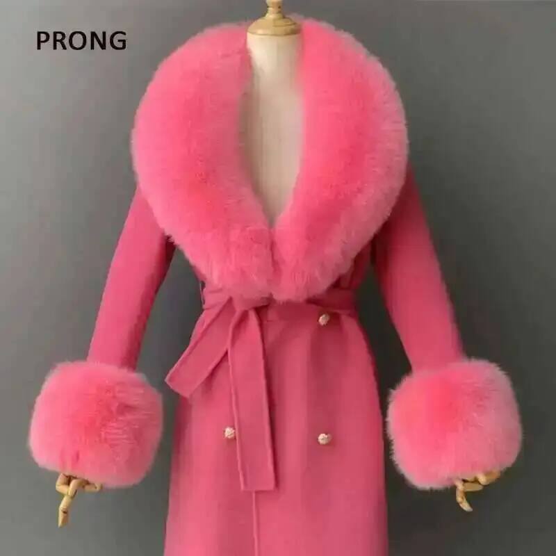 리얼 모피 칼라와 커프스 세트 겨울 코트 액세서리 여성 - Winter Clothing Items 리뷰 및 가격