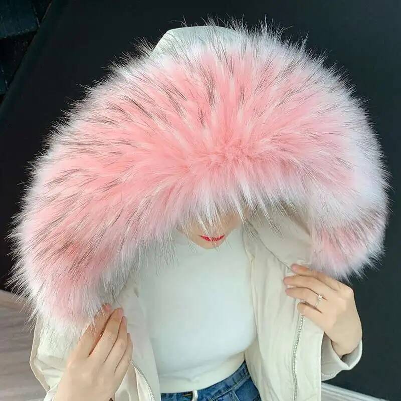 분리형 가짜 모피 칼라 초대형 따뜻한 가짜 모피 스카프 - Winter Clothing Items 리뷰 및 가격