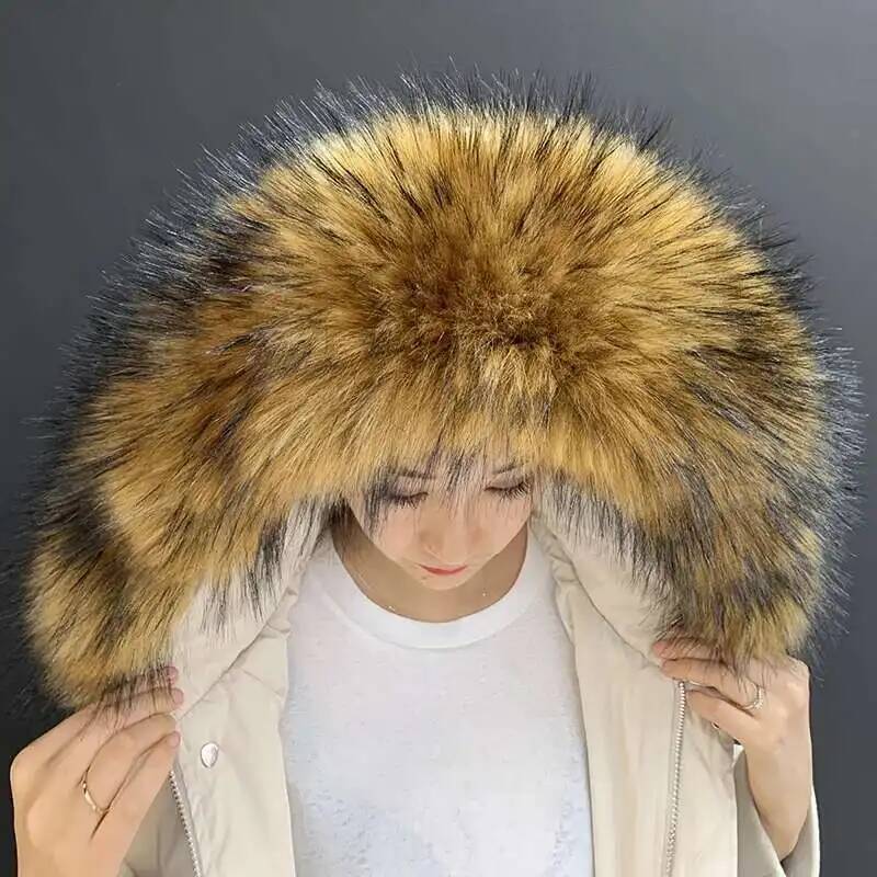 분리형 가짜 모피 칼라 초대형 따뜻한 가짜 모피 스카프 - Winter Clothing Items 리뷰 및 가격