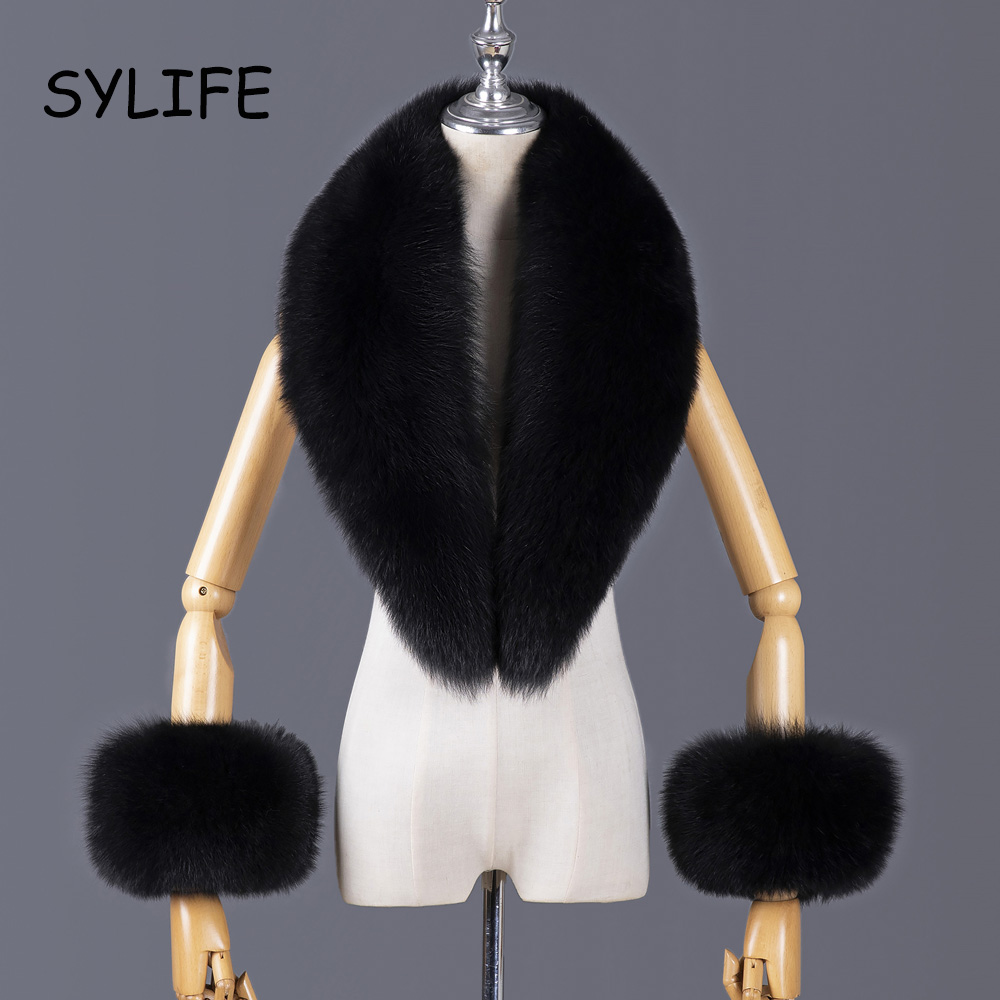 2025 리얼 폭스 퍼 칼라 겨울 여성용 고급 털 스카 - Winter Clothing Items 리뷰 및 가격