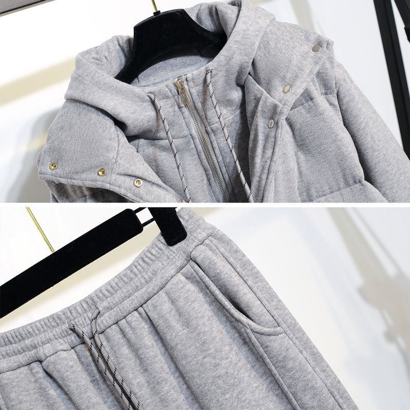 여성용 겨울 기모 안감 후드 세트 캐주얼 스포츠 스타일 - Fleece Hoodie Lined 리뷰 및 가격