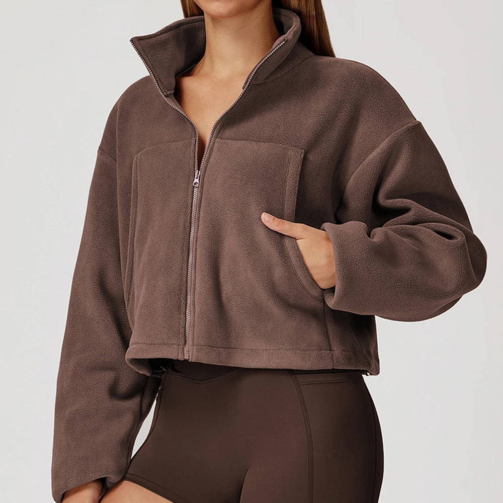 겨울 요가 재킷 여성용 긴 소매 스탠드업 칼라 방풍 따 - Winter Yoga Clothing 리뷰 및 가격