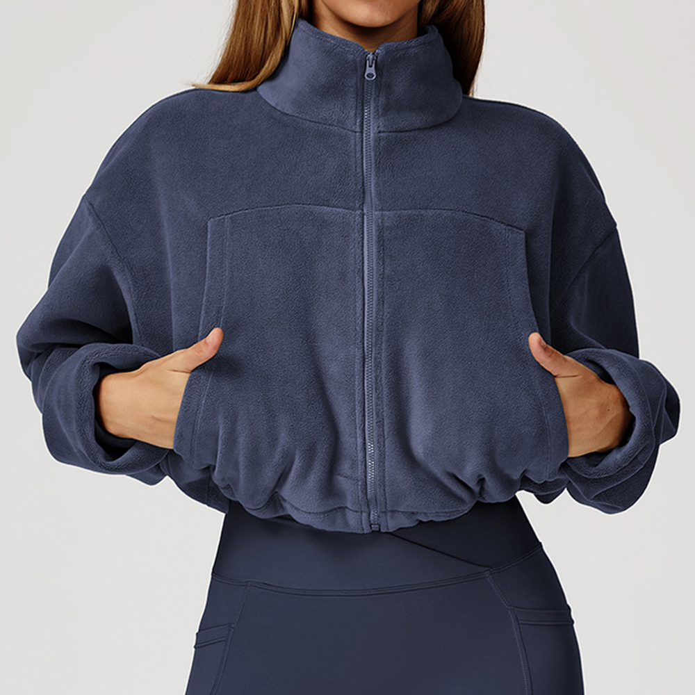 겨울 요가 재킷 여성용 긴 소매 스탠드업 칼라 방풍 따 - Winter Yoga Clothing 리뷰 및 가격